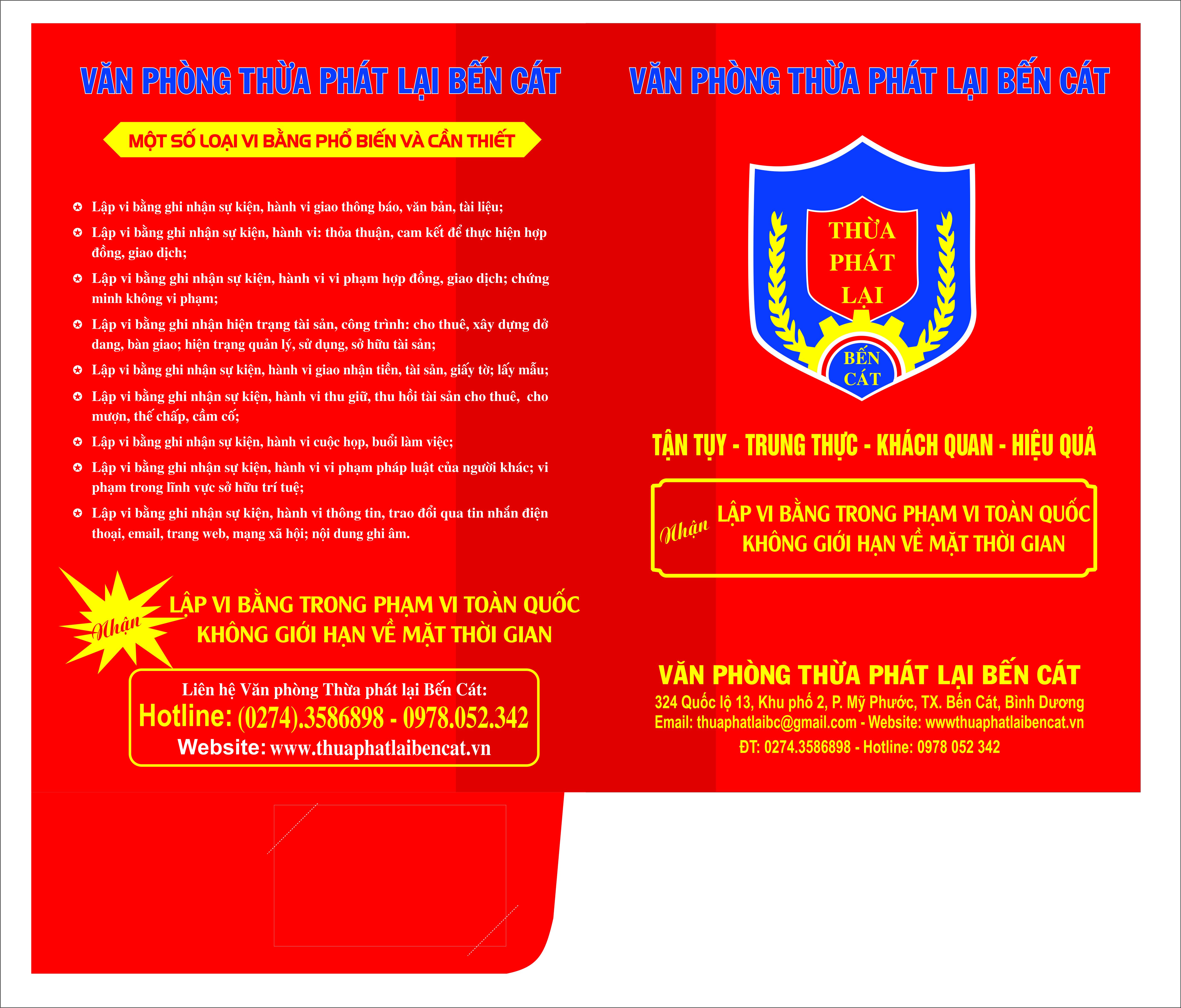 IN FONDER THỪA PHÁT LẠI - BÌNH DƯƠNG