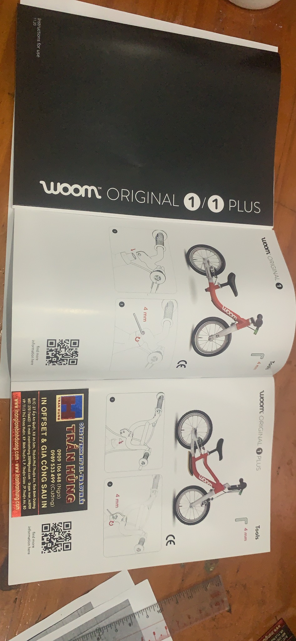 in sổ thuyết minh - tại bình dương