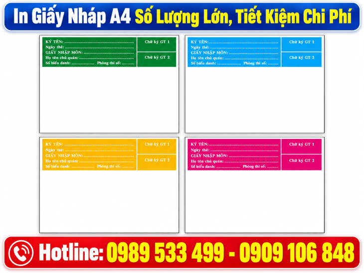 In Giấy Nháp A4 Số Lượng Lớn, Tiết Kiệm Chi Phí