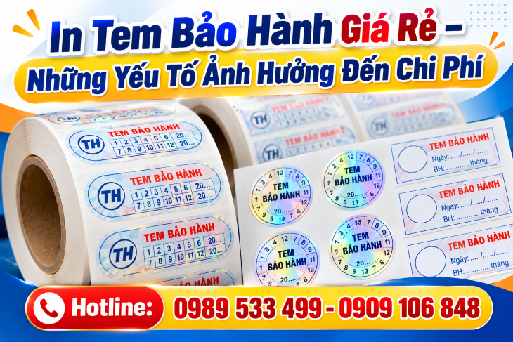 In Tem Bảo Hành Giá Rẻ – Những Yếu Tố Ảnh Hưởng Đến Chi Phí